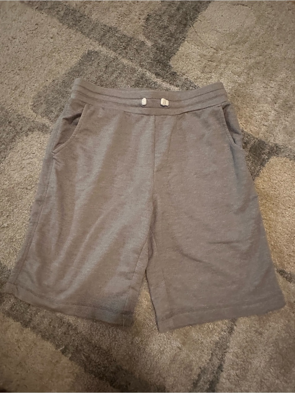 GAP Gray Drawstring Knit Shorts